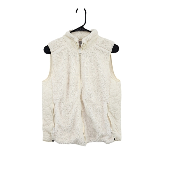 Talbots Women's Full Zip Faux Fur Sherpa Vest - SP - Picture 1 of 7